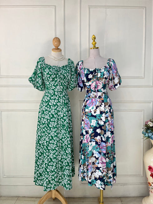 Women Spring Cotton Floral Dresses